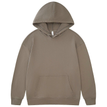 330G Cotton Hooded Sweater Spring And Autumn Terry Work Clothes Trendy Men's Loose Shoulder Printed Embroidered Logo