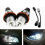 Paar 8000K weiße LED-Angel-Eye-Markierungsleuchten für BMW E39 E53 E60 E63 E64 E66 E87 5 4