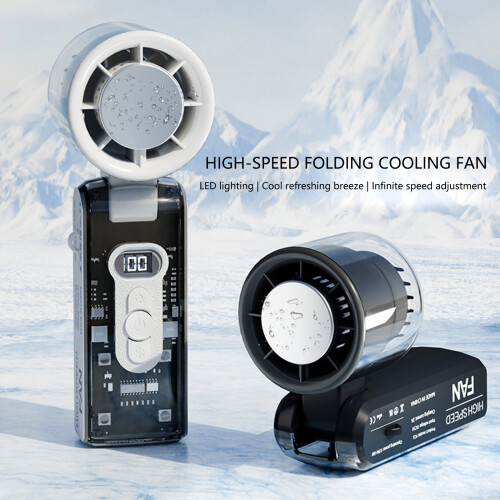 High Efficiency Portable Fan 190g Pocket Size Design 3-Black 2