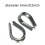 2x Wire Rope Clamps Hardware Wires Accessories Reliable Easy to Install Cable 2