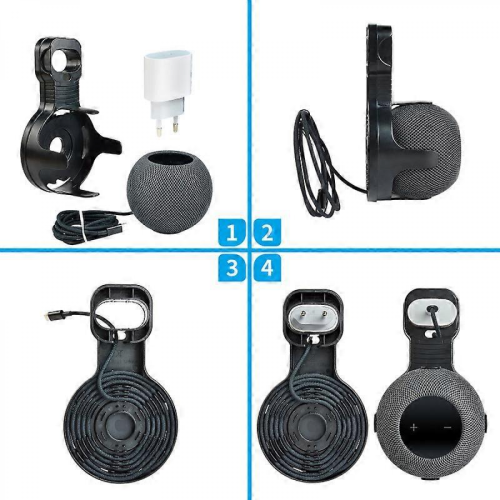 Outlet Wall Mount Holder For Homepod Mini Space Saving Accessory 2