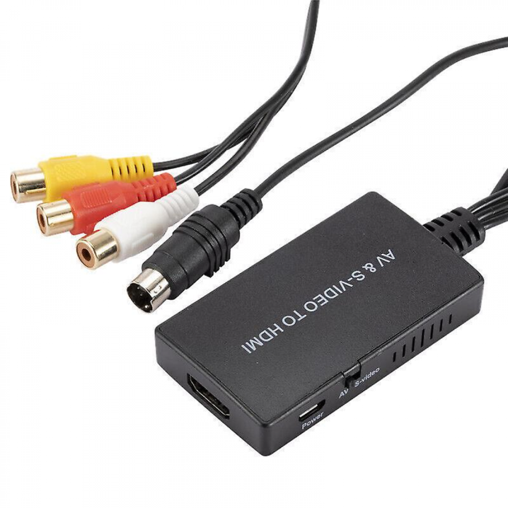 S-Video To Hdmi Converter Av To Hdmi Adapter Rca Conver 720P@60Hz For Hdtv Dvd 5008878006617