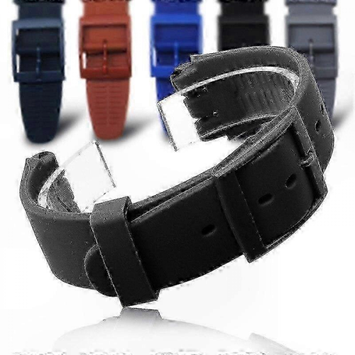 Soft 20mm TPU Watch Strap Replacement - Silicone Band for Wristwatches 2