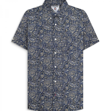 Mens Paisley Shirt Short Sleeve Shirt