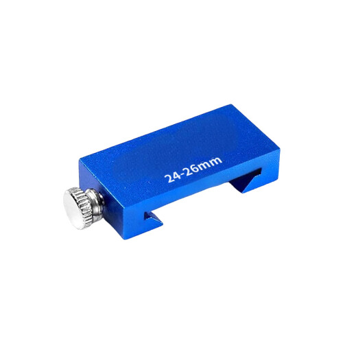Alloy Measuring Ruler Positioning Block with Clear Scale-26mm