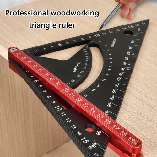 7Inch Carpentry Square Try Square Triangles Ruler Metric 1