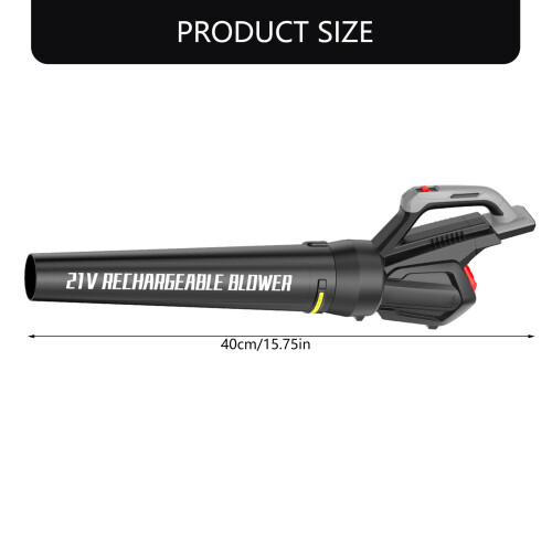Rechargeable Handheld Leaf Blower 2 Lithium Batteries 40Min 2