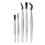 Rustproof Tweezers With Protective Silicone Tip Secure-Set 5 1
