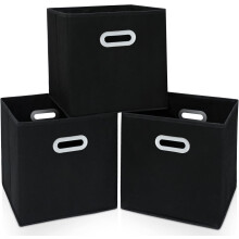 Collapsible Fabric Storage Cubes, Durable Breathable Material Keeps Your Belongings Safe, Modular Cube Shelving Compatibility For Easy Integration