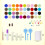 Needle Felting Starter Kits Wool Roving 40 Colors Set-Set 2 4