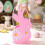 2pcs Sophisticated Easter Rabbit Gift Bags Portable Easter-Blue 5