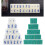 20Pcs Detachable Date Symbol Stamp Date Month Year-Style E 2