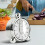 Mechanical Kitchen Timer, Stainless Steel Egg Shaped Manual Countdown Reminder For Cooking And Baking 8