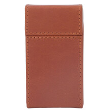 Elegant Smoking Accessory, PU Leather Automatic Flip Slim Design Cigarette Case With Protective Cover, Waterproof And Fashionable For Daily Use And Gi