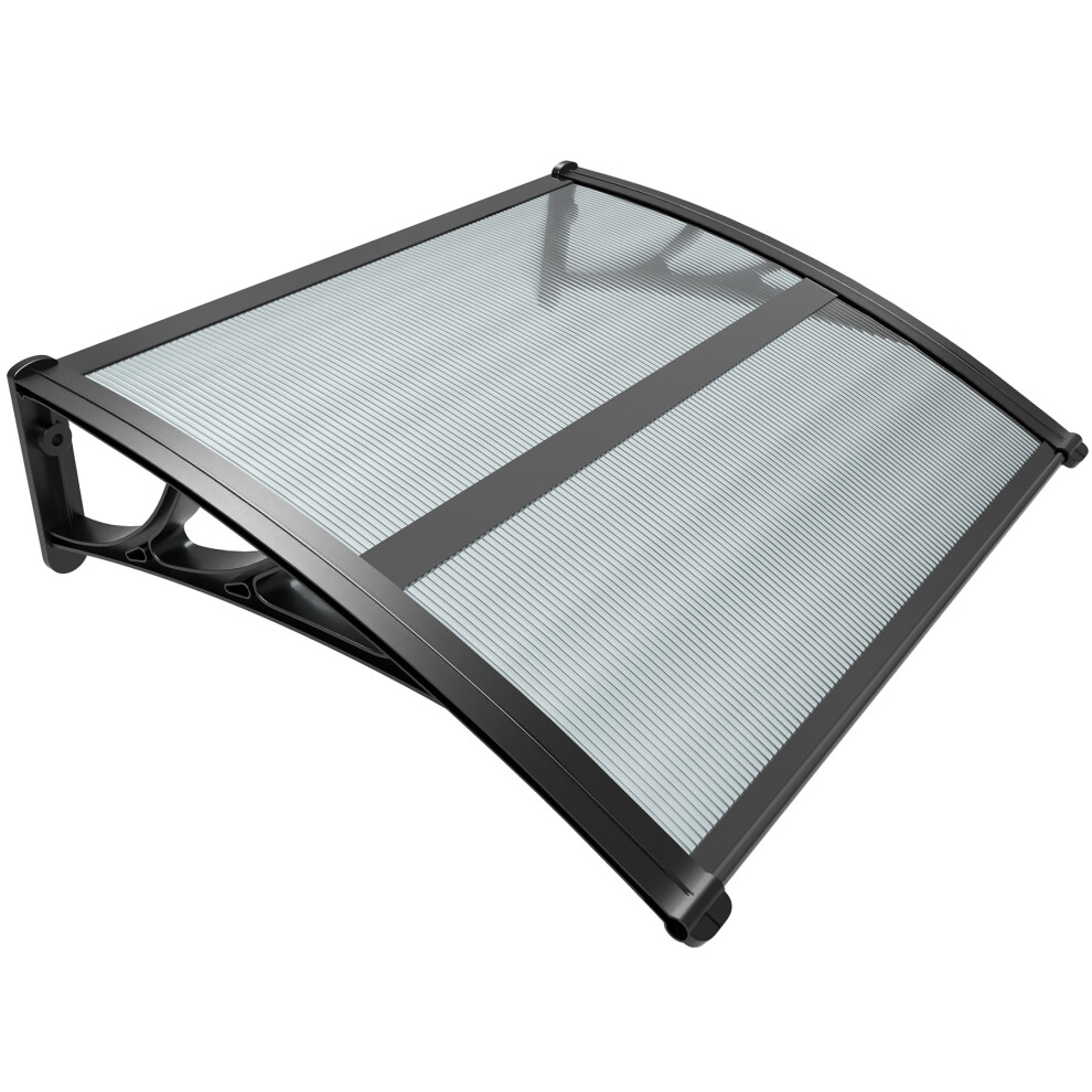 Vounot 100X80cm Front Door Canopy Porch Outdoor Awning, Patio Rain Shelter, Anthracite 6977999840914