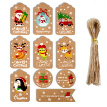Geschenkanhänger in Form eines Weihnachtsbaums, Bastelpapier für festliche DIY-Bastelarbeiten
