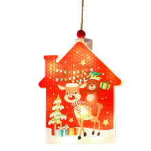Luzes de Natal mágicas, perfeitas para pendurar em árvores de Natal ou como decoração de ambientes, com um efeito 3D cativante e funcionamento a