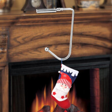 Sophisticated Design Stocking Holder, High Quality Finish Blends with Mantle Decor, Non Slip Design for Safe Hanging, Adjustable Mantle Clip for Easy
