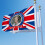 Εξωτερική σημαία Union Jack, αντιστέκεται στο ξεθώριασμα βρετανικής σημαίας με 3