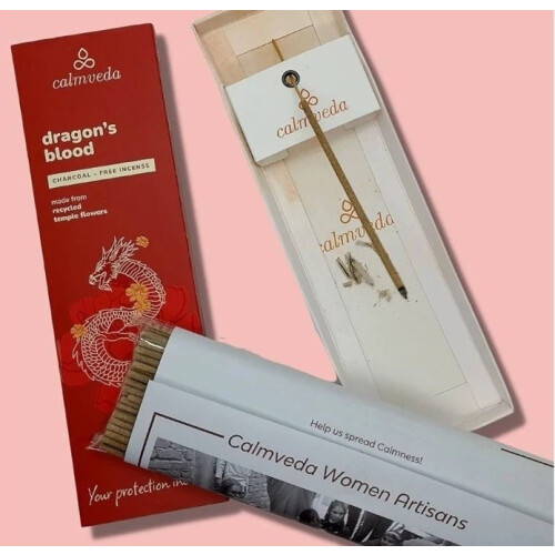 Calmveda Dragons Blood Charcoal-Free Incense Stick 1