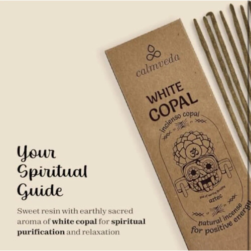 Calmveda WhiteCopalThickNaturalResinIncenseSticks 2