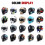 Helmet accessories Full Face Half Helmet Motorcycle,M,18 2