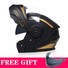 Helmet accessories Face Motorcycle Professional Racing Flip,M,Black Red