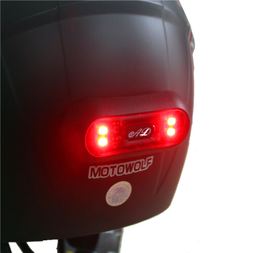 Helmet accessories USB Chargeable Smart Sight Bicycle,Black 2