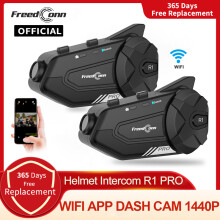 Helmet accessories R1 Pro Bluetooth Motorcycle Intercom,L1M,