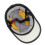 Helmet accessories Hard Hat Half Face Vintage,Black 4