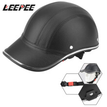 Helmet accessories For Cafe Racer Chopper Scooter,Black