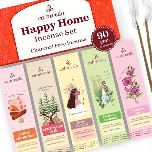 Calmveda Happy Home Incense 5 Variants Multipack
