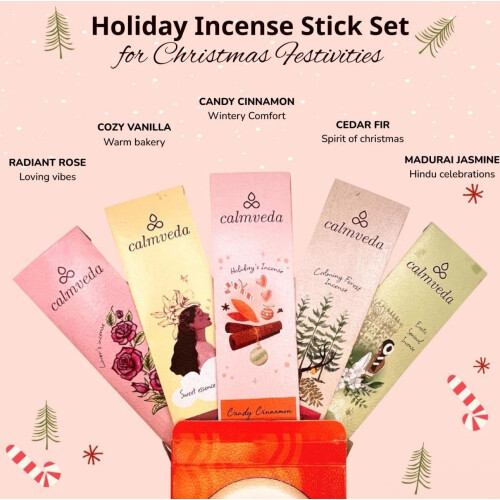 Calmveda Happy Home Incense 5 Variants Multipack 1