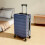 Living And Home 28 Inch Hardshell Rolling Luggage Trolley Travel Case, Blue 2