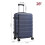 Living And Home 28 Inch Hardshell Rolling Luggage Trolley Travel Case, Blue 6