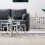 AINPECCA 3Pcs Nesting Table Sets Clear Tempered Glass 7