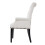 Living And Home Linen Modern Upholstered Dining Chair, Beige 4