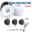 for AirPods Pro 2 Ear Tips Memory Foam Tips,2 pairsrecommend,S Size Black 1