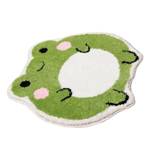 Duschvorleger mit Tiermotiv, saugfähige Badezimmermatte,-Grün 1