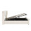 Beige Velvet King Storage Bed with USB-C Charging 8