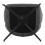 Living And Home Linen Upholstered Modern Swivel Chair, Grey 6