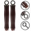 2 Unidades Mango De Madera Desmontable Universal Para Olla 9