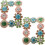 2 Unidades De Rhinestone Para Accesorio Novia 1
