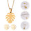Conjunto Colar E De Monstera Premium 4