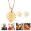 Conjunto Colar E De Monstera Premium 2