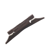 Ponte Ajustável De Pau-Rosa Para Guitarra E (Marrom-Claro)