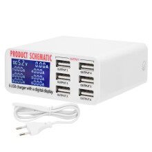 USB-Ladegerät 40W Smart Netzteil 100-240V