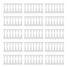 24 Stuks Poppenhuis Balustrade Omheining Miniatuur Romeinse Kolom