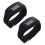 2Pcs Pulseira Preta Monitor De E Exercícios 1