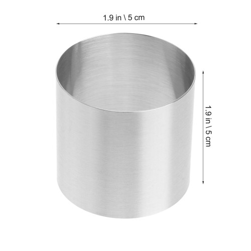 8 Unidades Mini Forma Redonda Para Bolo Mousse Biscoito 1